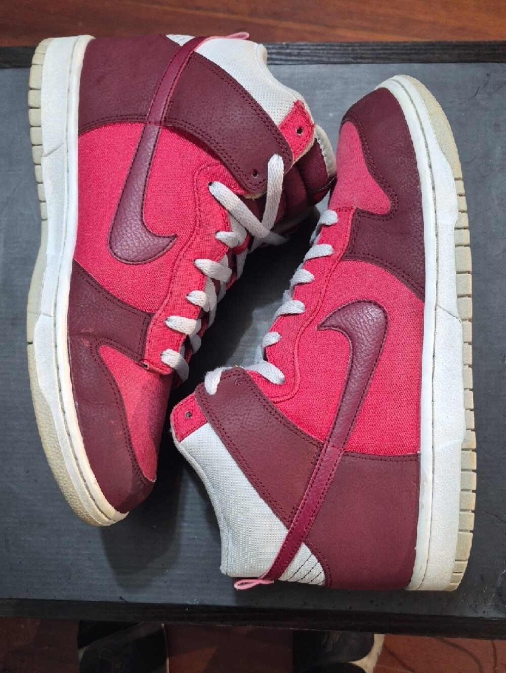 Nike Dunk High Rare 'Hyper Red' (2012) M10/W11.5 EUC - Picture 8 of 10